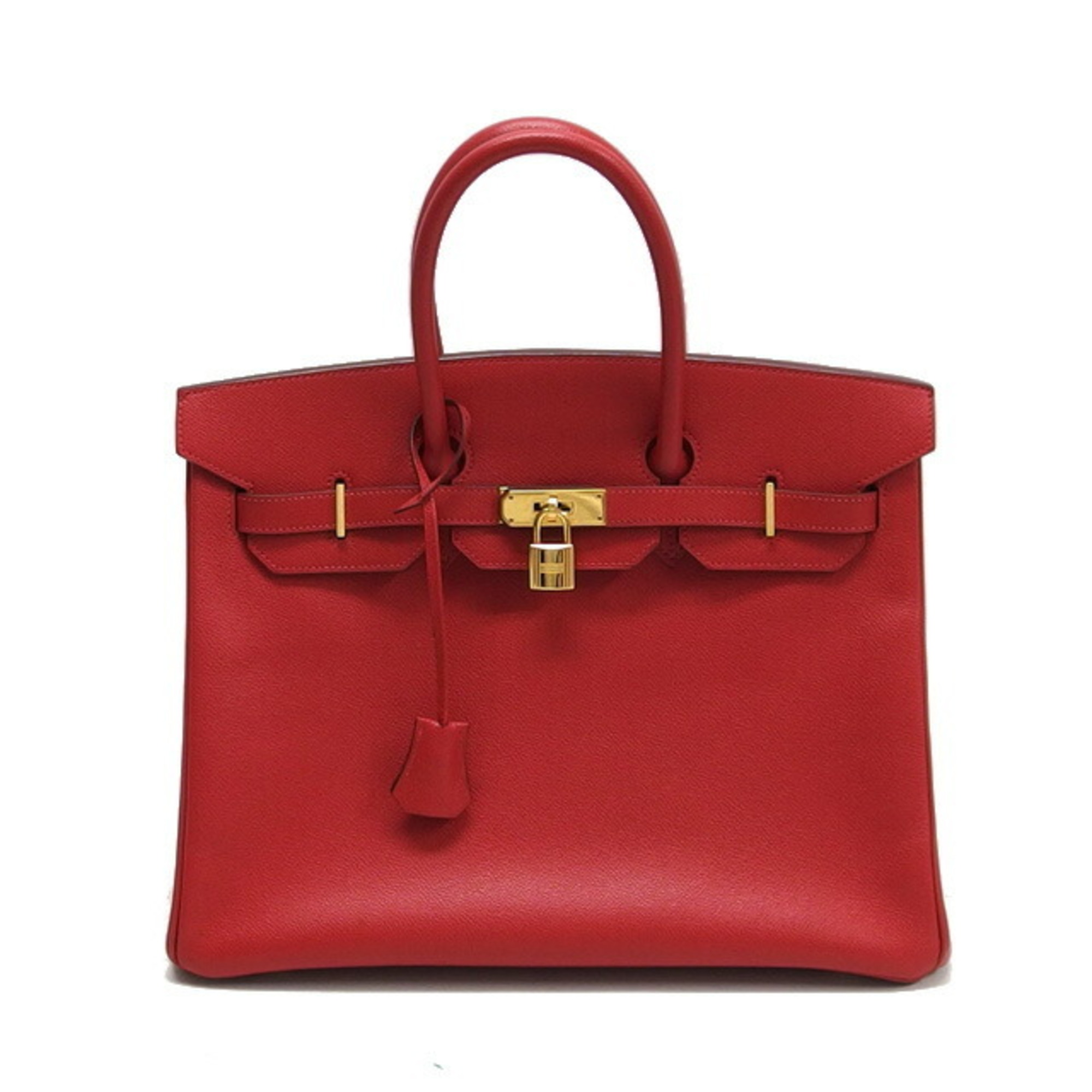 Hermes Birkin 35 Tote Bag Epsom Leather Rouge vif