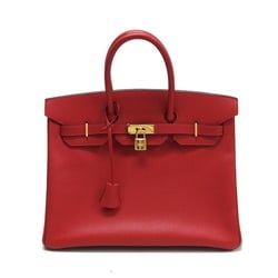 Hermes Birkin 35 Tote Bag Epsom Leather Rouge vif