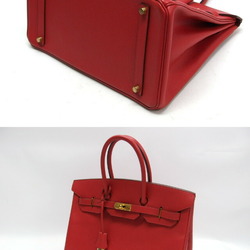 Hermes Birkin 35 Tote Bag Epsom Leather Rouge vif