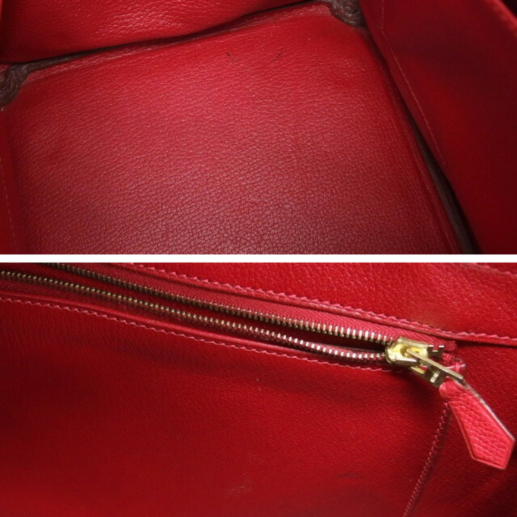 Hermes Birkin 35 Tote Bag Epsom Leather Rouge vif