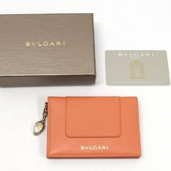 Bvlgari Bulgari Serpenti Forever Bi-fold Card Holder Salmon Pink