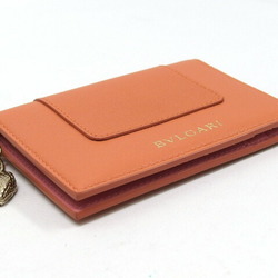 Bvlgari Bulgari Serpenti Forever Bi-fold Card Holder Salmon Pink