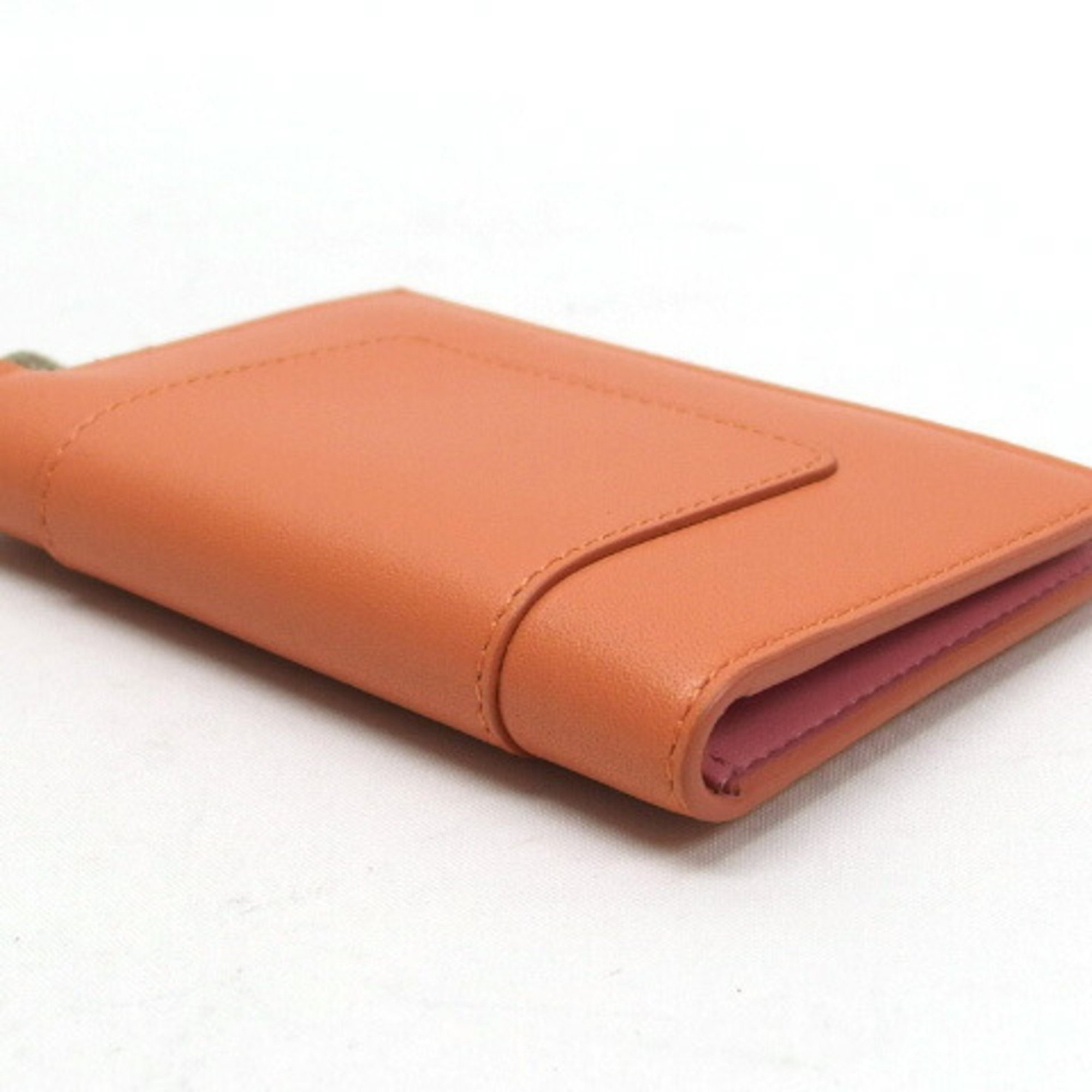 Bvlgari Bulgari Serpenti Forever Bi-fold Card Holder Salmon Pink