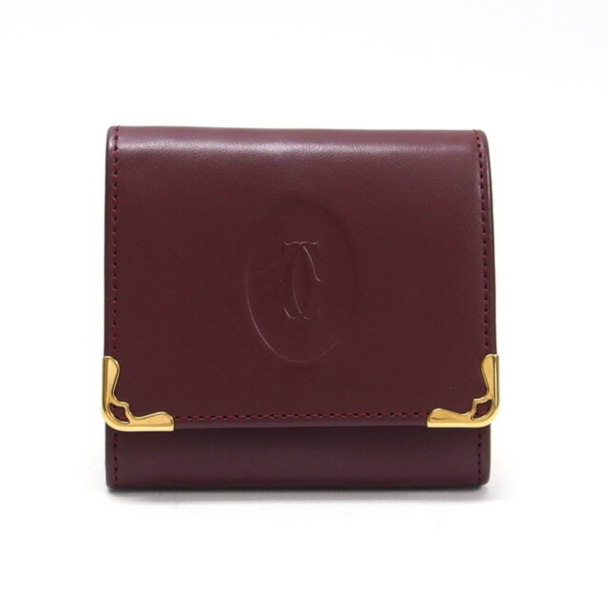 Cartier Must Line Coin Purse Bordeaux (Deep Red)