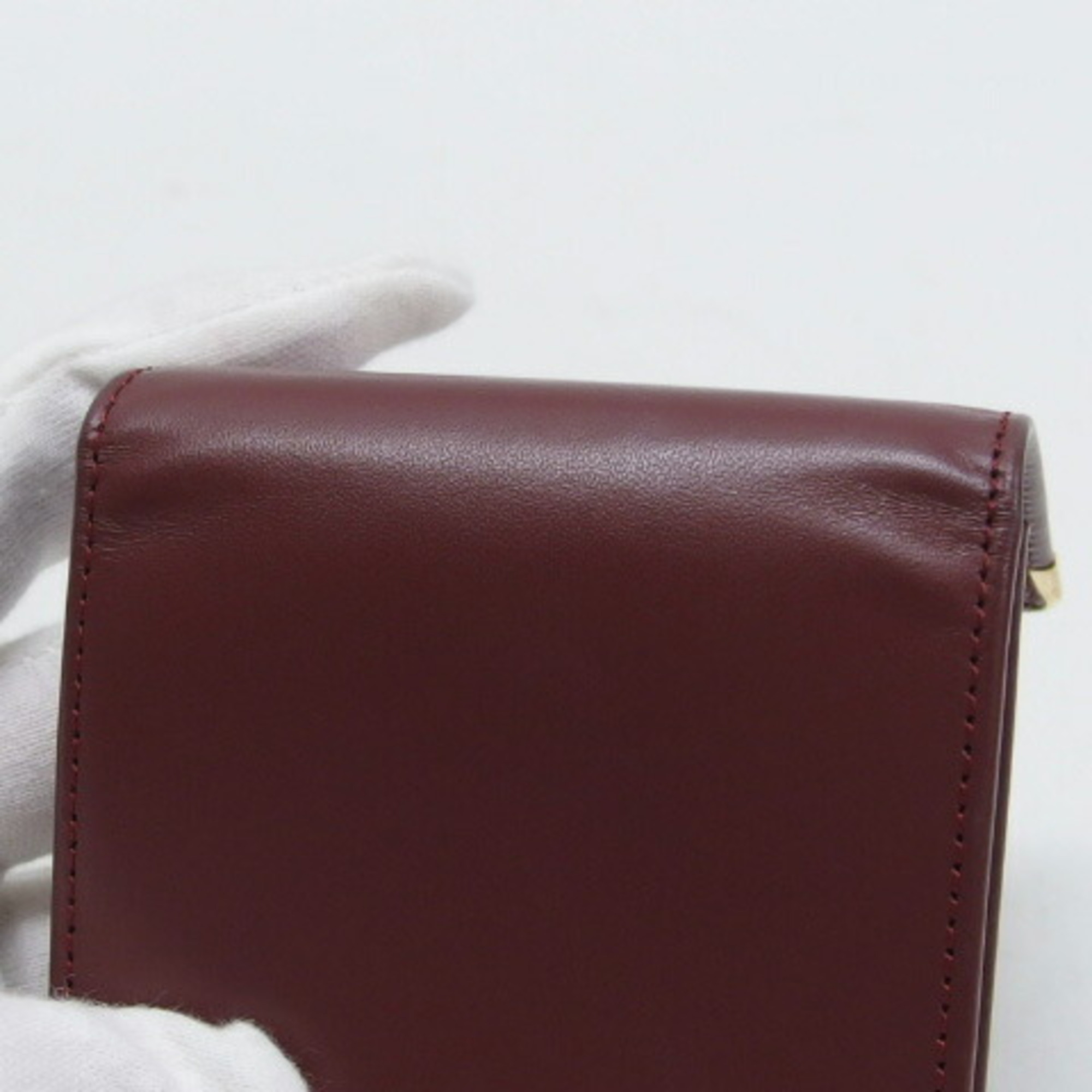 Cartier Must Line Coin Purse Bordeaux (Deep Red)