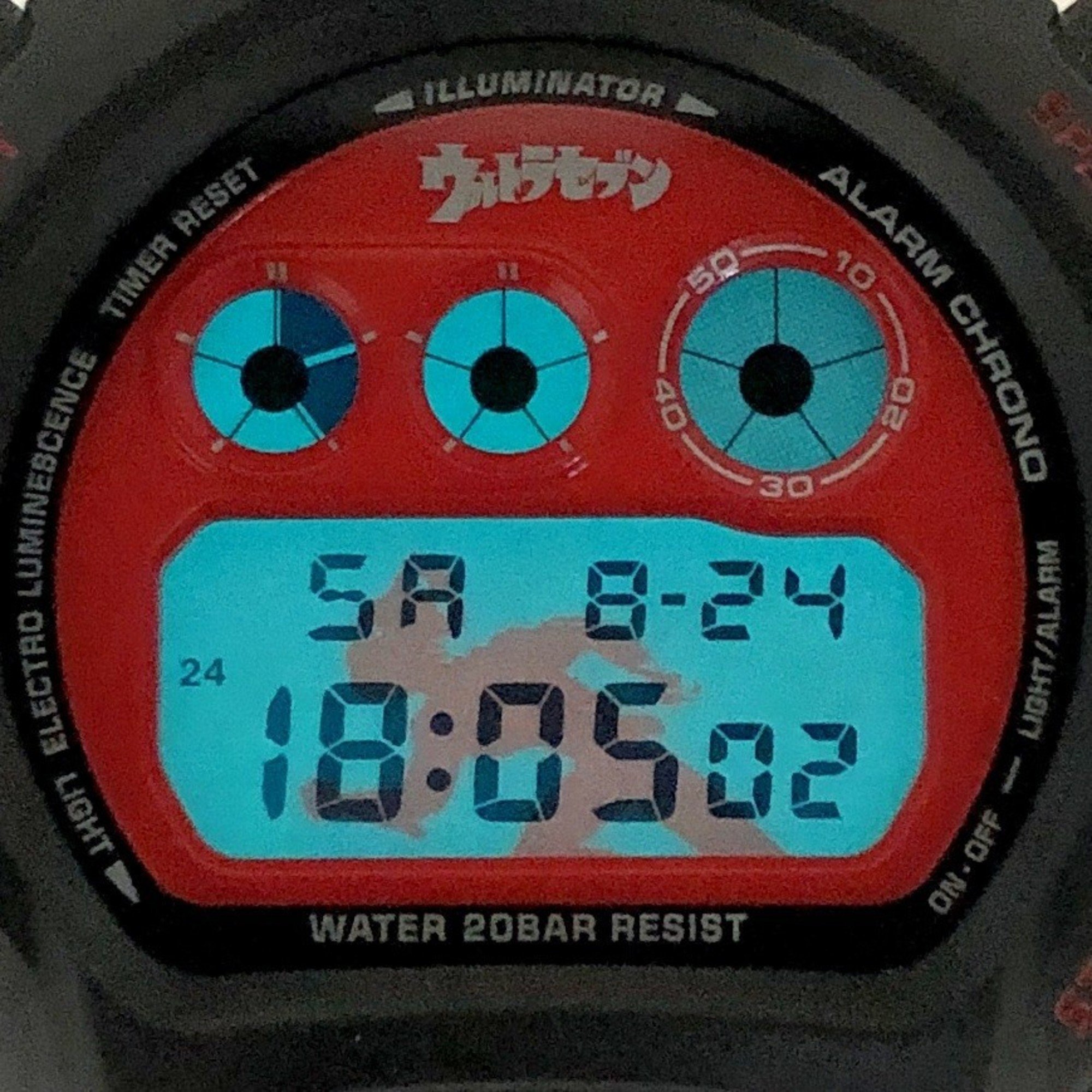 G-SHOCK CASIO Watch DW-6900FS ULTRAMAN SERIES 45th ANNIVERSARY Ultraman Series Anniversary Model Ultra Seven EL 1000 Limited Edition Mikunigaoka Store