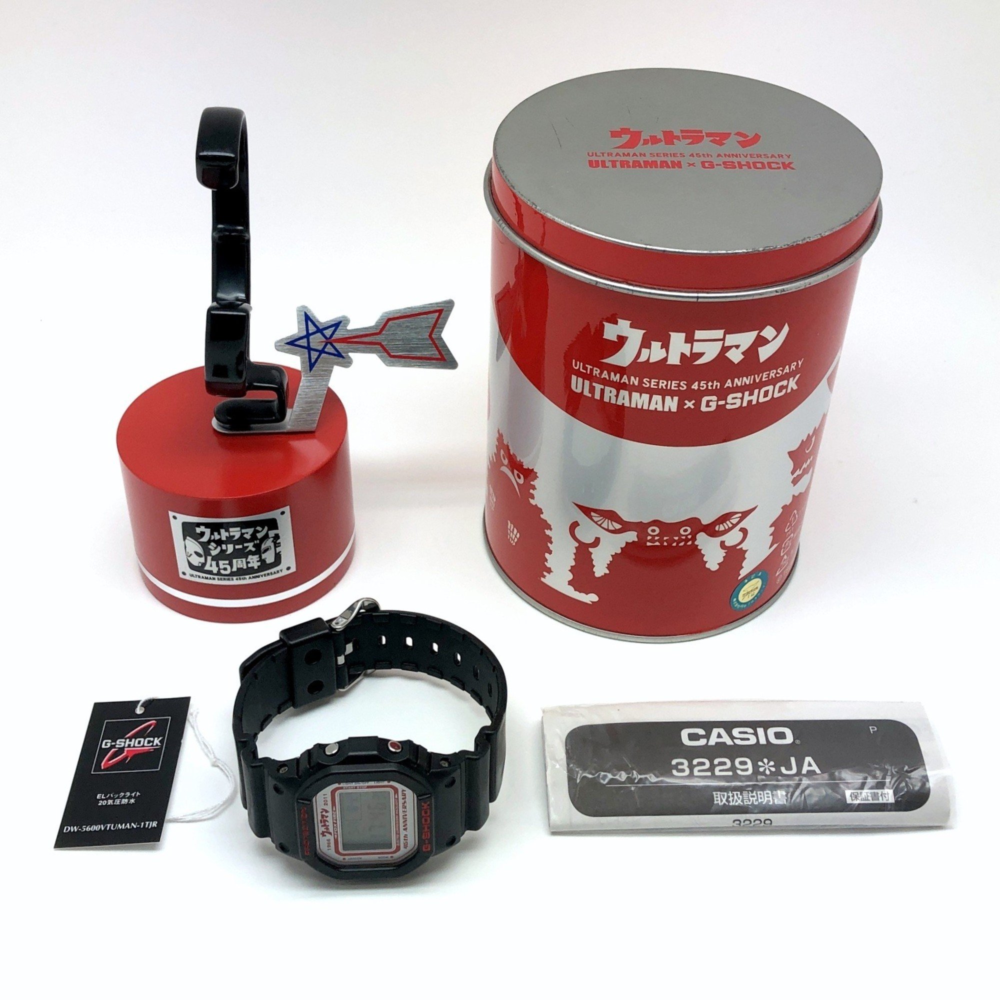 G-SHOCK CASIO Watch DW-5600VT ULTRAMAN SERIES 45th ANNIVERSARY Ultraman Series Anniversary Model Spacium Ray EL 1000 Limited Edition Mikunigaoka Store