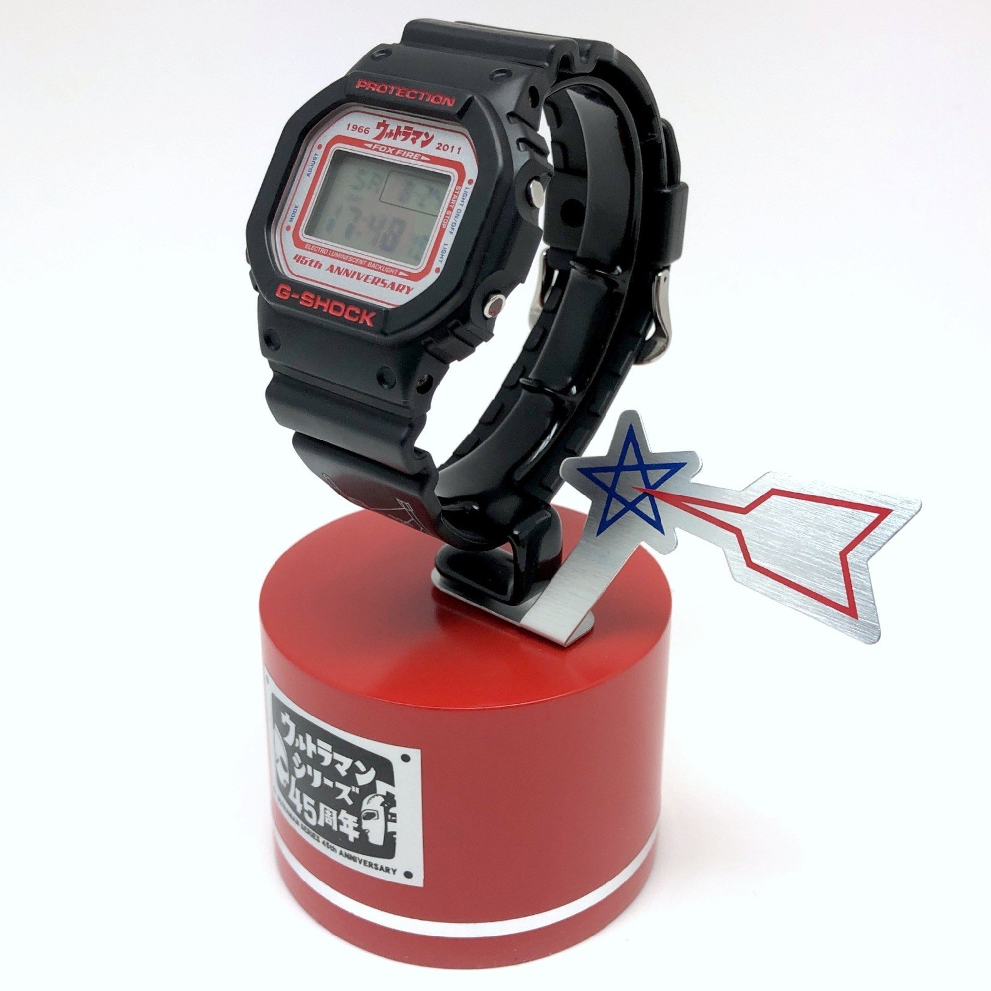 G-SHOCK CASIO Watch DW-5600VT ULTRAMAN SERIES 45th ANNIVERSARY Ultraman Series Anniversary Model Spacium Ray EL 1000 Limited Edition Mikunigaoka Store