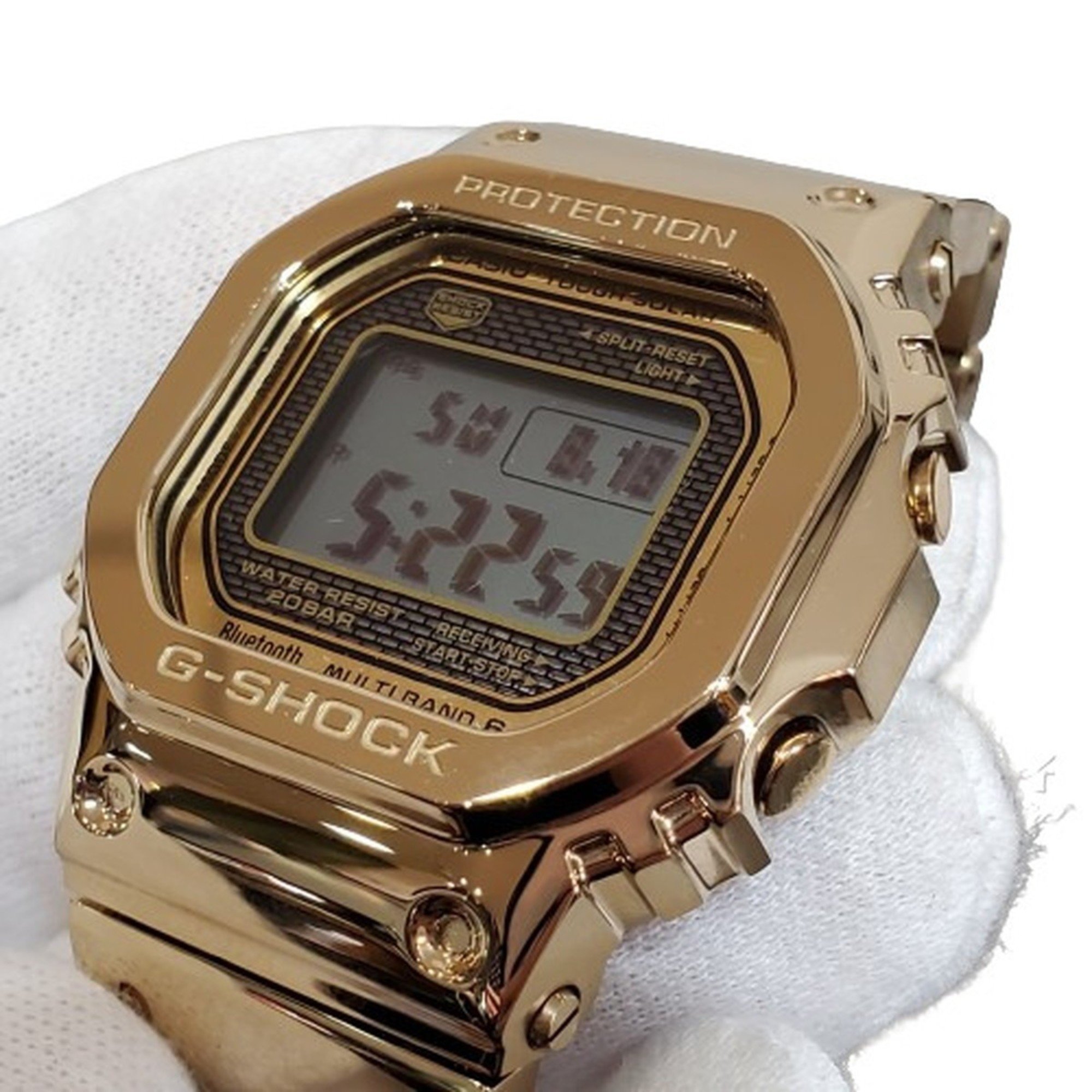 G-SHOCK CASIO Watch GMW-B5000TFG-9JR 35th Anniversary 35TH ORIGIN Full Metal Gold Band Radio Solar Digital Bluetooth Compatible Men's Kaizuka Store