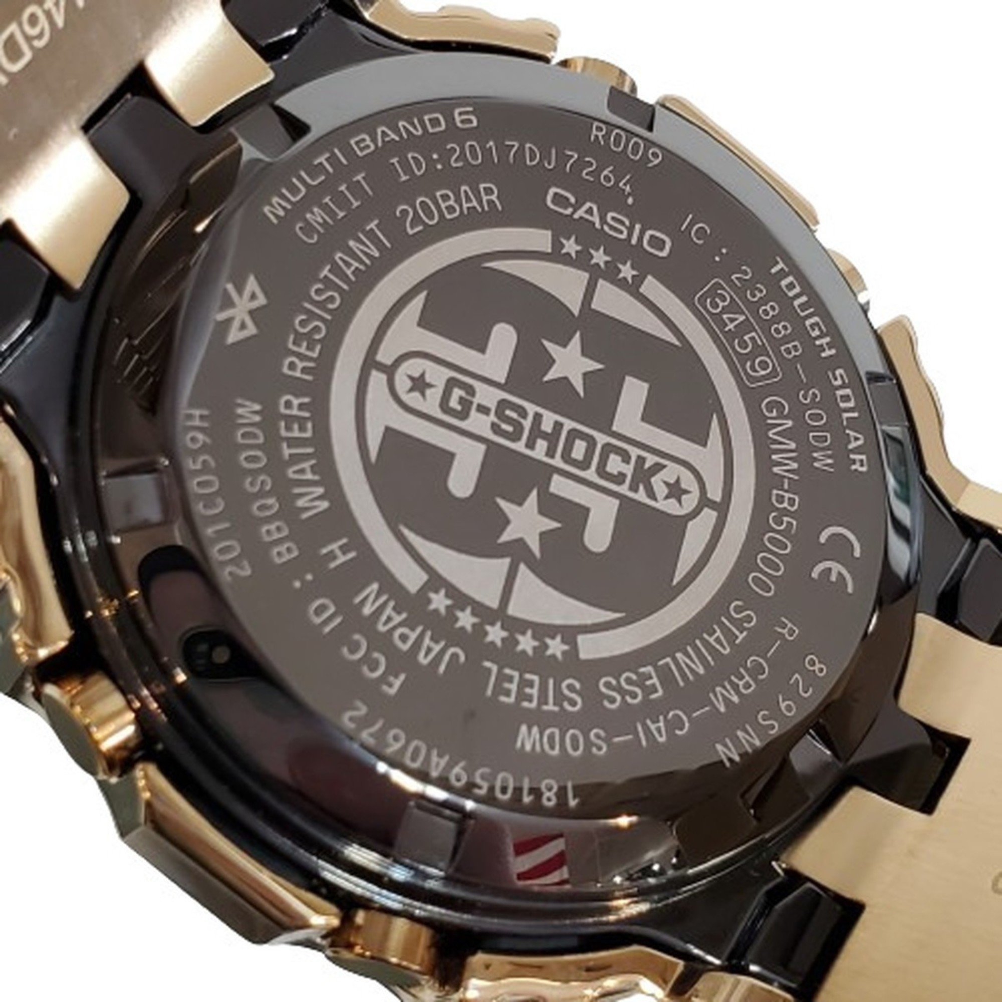 G-SHOCK CASIO Watch GMW-B5000TFG-9JR 35th Anniversary 35TH ORIGIN Full Metal Gold Band Radio Solar Digital Bluetooth Compatible Men's Kaizuka Store