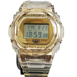 G-SHOCK CASIO Watch DW-5735E-7JR 35th Anniversary GLACIER GOLD Sting Digital Quartz Clear Skeleton Screw Back Kaizuka Store