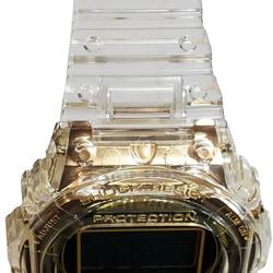 G-SHOCK CASIO Watch DW-5735E-7JR 35th Anniversary GLACIER GOLD Sting Digital Quartz Clear Skeleton Screw Back Kaizuka Store