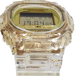 G-SHOCK CASIO Watch DW-5735E-7JR 35th Anniversary GLACIER GOLD Sting Digital Quartz Clear Skeleton Screw Back Kaizuka Store