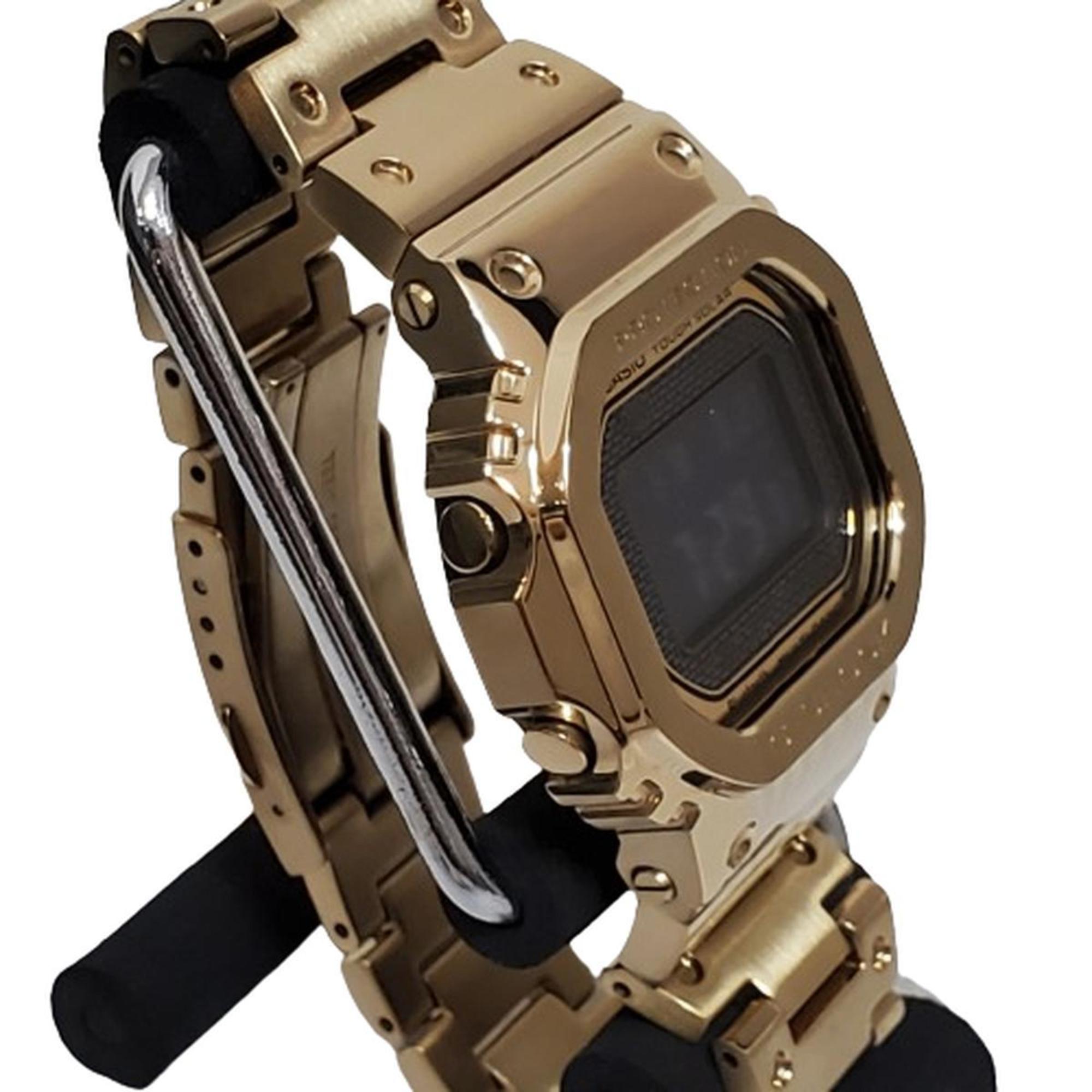 G-SHOCK CASIO Watch GMW-B5000GD-9 ORIGIN Full Metal Bluetooth Radio Solar Smartphone Link Speed Gold Square Stainless Digital Men's Kaizuka Store