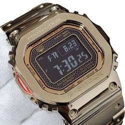 G-SHOCK CASIO Watch GMW-B5000GD-9 ORIGIN Full Metal Bluetooth Radio Solar Smartphone Link Speed Gold Square Stainless Digital Men's Kaizuka Store