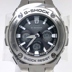 G-SHOCK CASIO Watch GST-W330L-1A G-STEEL G-Steel Radio Solar Double LED Light Tough Leather Band Metal Case Multi 6 Ana-Digi Mid-Size Model Silver Mikunigaoka Store