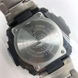 G-SHOCK CASIO Watch GST-W330L-1A G-STEEL G-Steel Radio Solar Double LED Light Tough Leather Band Metal Case Multi 6 Ana-Digi Mid-Size Model Silver Mikunigaoka Store