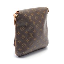 Louis Vuitton Musette Salsa Short Strap Monogram Shoulder Bag, Coated Canvas, Leather, Women's, Brown, M51258