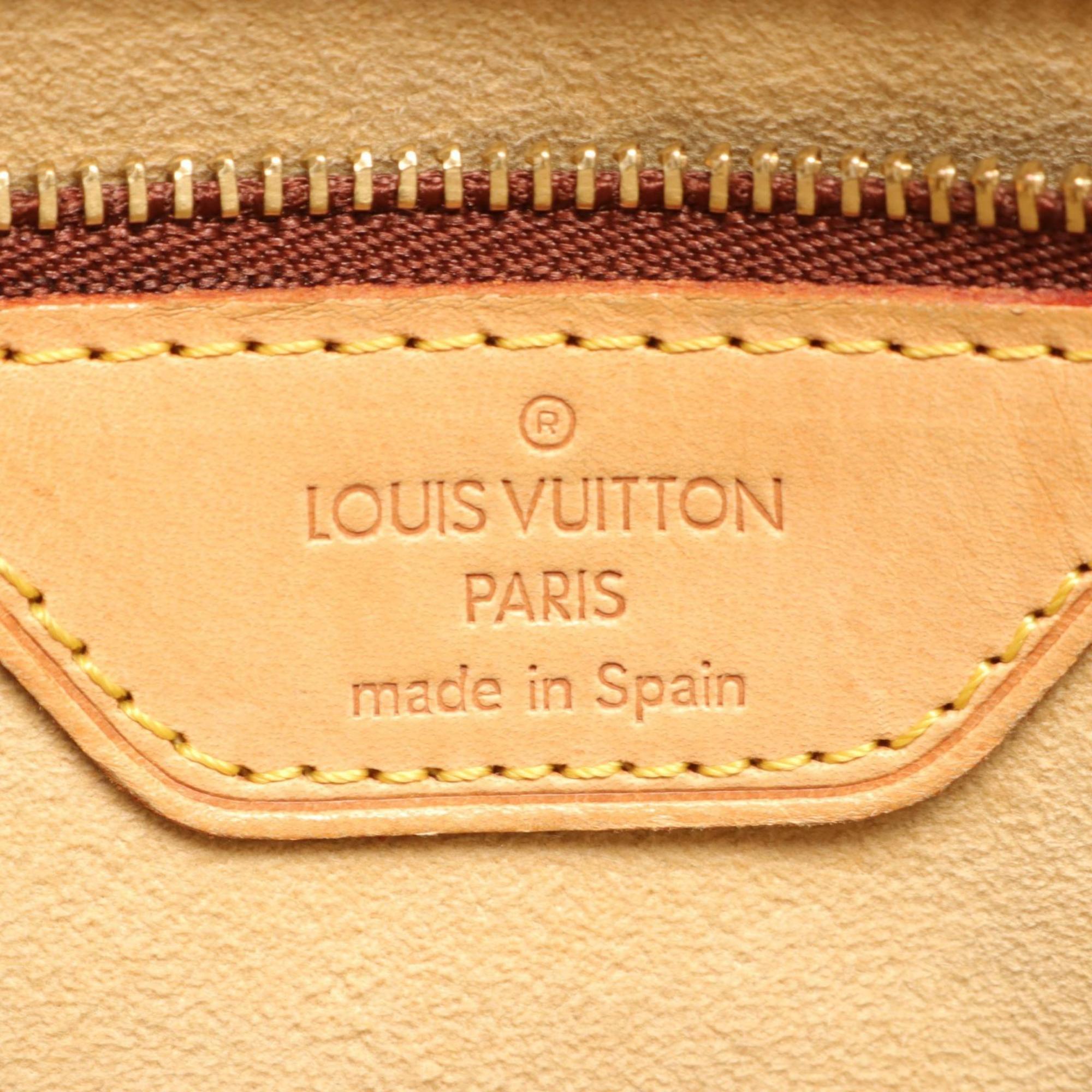 Louis Vuitton LOUIS VUITTON Looping GM Monogram Shoulder Bag Coated Canvas Leather Women's Brown M51145