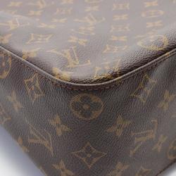 Louis Vuitton LOUIS VUITTON Looping GM Monogram Shoulder Bag Coated Canvas Leather Women's Brown M51145