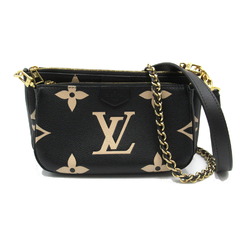 Louis Vuitton LOUIS VUITTON Multi Pochette Accessoires Pouch Bag Leather Monogram Empreinte Women's Black M45777