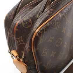 Louis Vuitton LOUIS VUITTON Reporter PM Monogram Shoulder Bag Coated Canvas Leather Women's Brown M45254