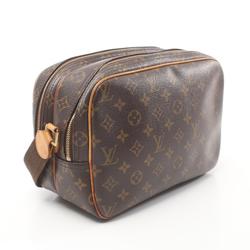 Louis Vuitton LOUIS VUITTON Reporter PM Monogram Shoulder Bag Coated Canvas Leather Women's Brown M45254