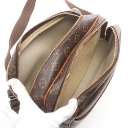 Louis Vuitton LOUIS VUITTON Reporter PM Monogram Shoulder Bag Coated Canvas Leather Women's Brown M45254