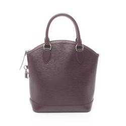 Louis Vuitton Lockit PM Epi Cassis Handbag Bag Leather Women's Purple M4229K