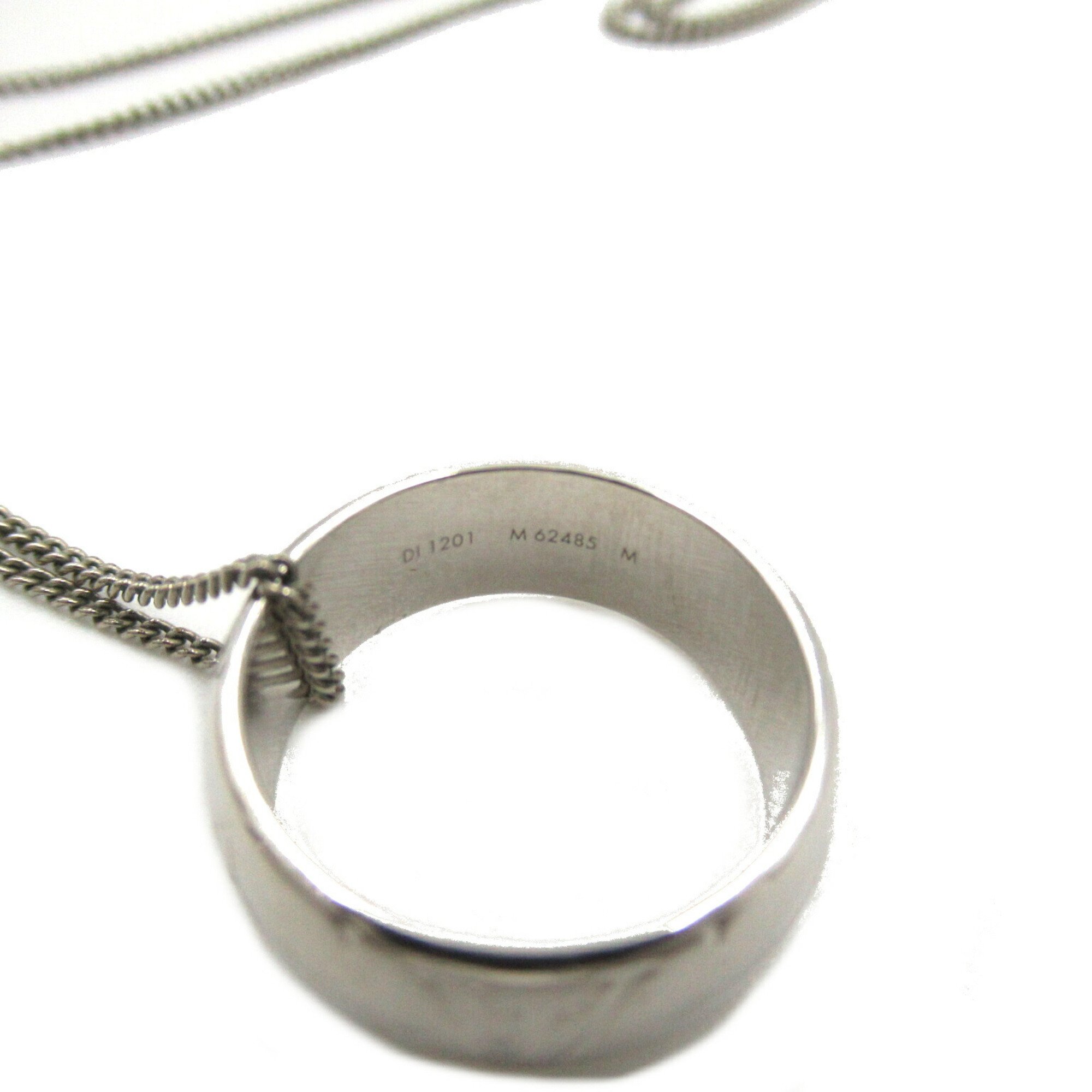 Louis Vuitton Ring Necklace Monogram Silver Plated Men's Women's M62485