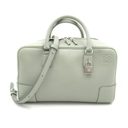 LOEWE Amazona 28 2-way shoulder bag, leather, women's, grey, A039N08X011760