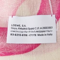 LOEWE Scarf Muffler/Scarf Silk Cashmere Women's Pink F540255X019592