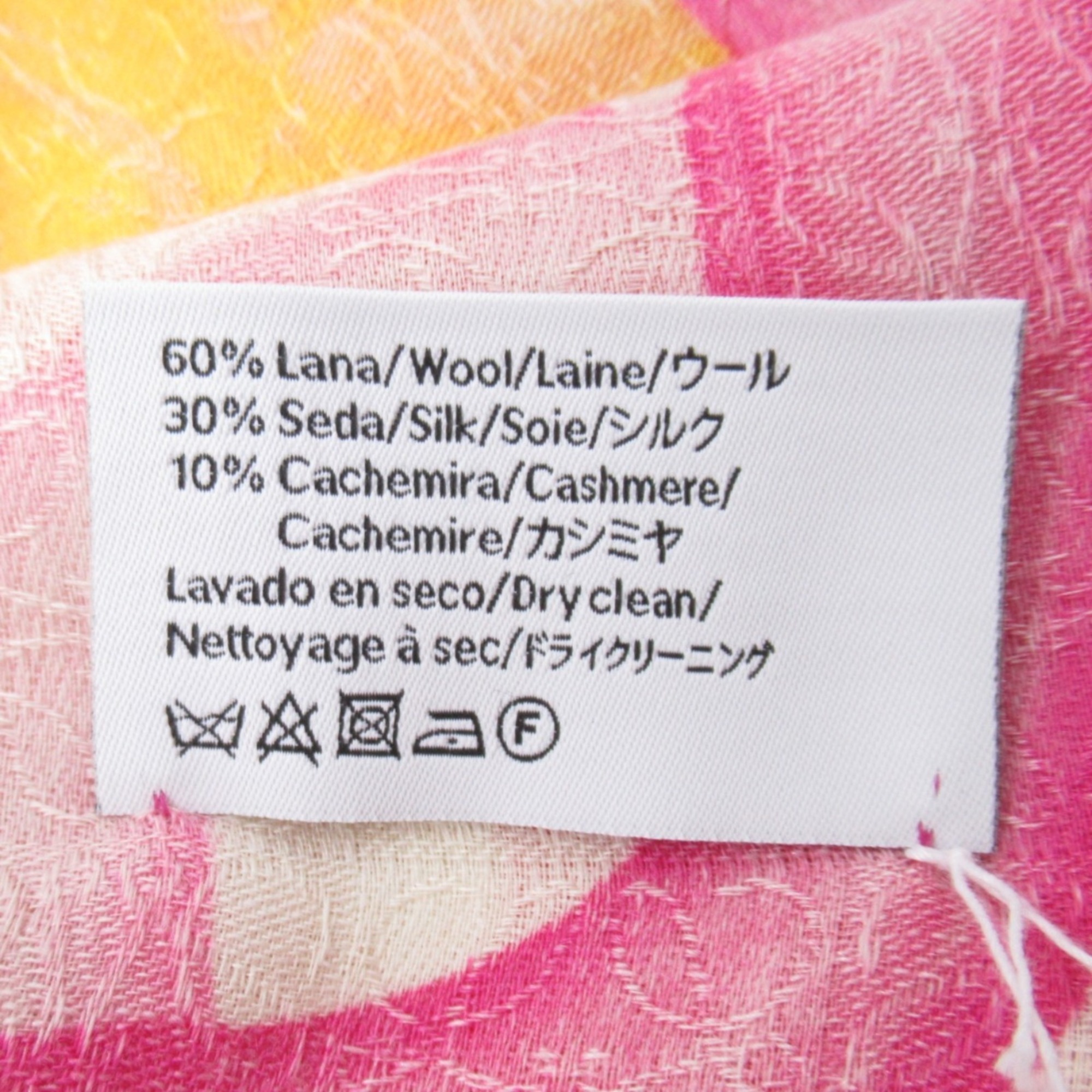 LOEWE Scarf Muffler/Scarf Silk Cashmere Women's Pink F540255X019592