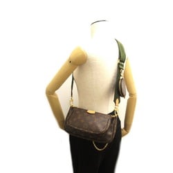 Louis Vuitton LOUIS VUITTON Multi Pochette Accessory Pouch Shoulder Bag Coated Canvas Monogram Women's Brown M44813