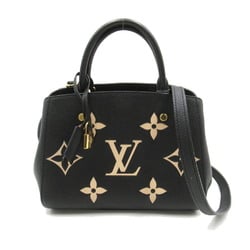 Louis Vuitton LOUIS VUITTON Montaigne BB Shoulder Bag Leather Monogram Empreinte Women's Black M45778