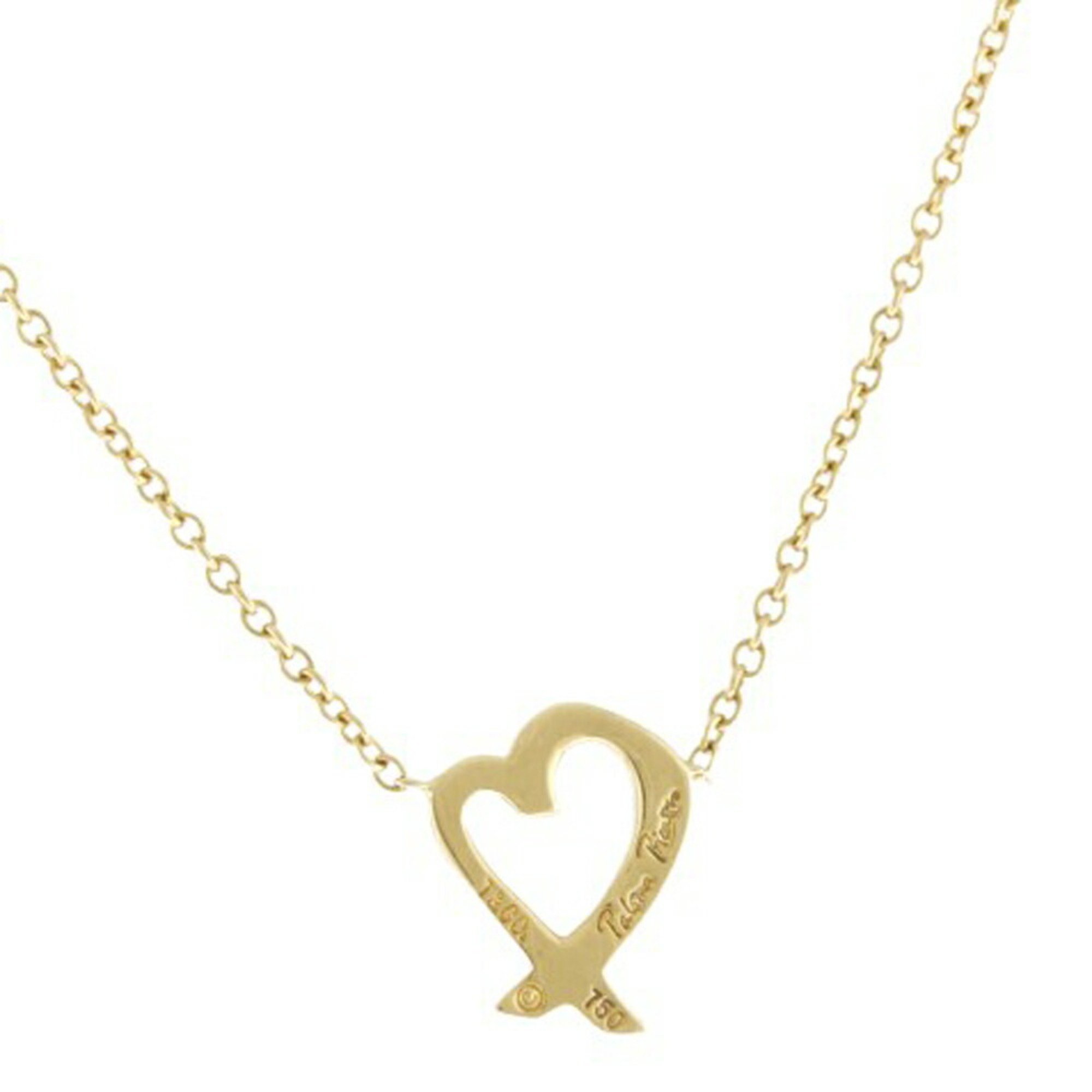 Tiffany Loving Heart Necklace 18K Gold Women's TIFFANY&Co. BRJ09000000055520