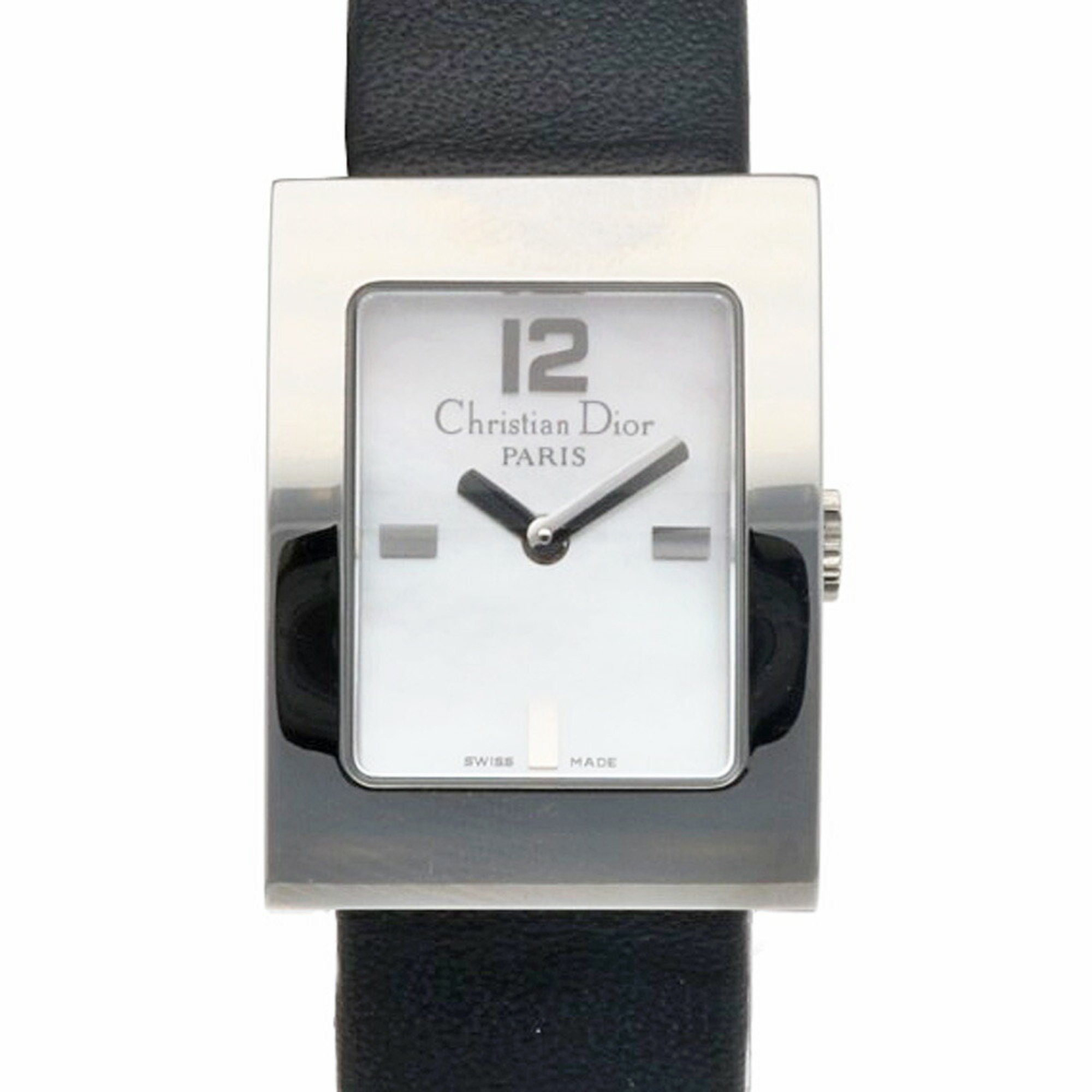 Christian Dior Malice Watch Stainless Steel D78-109 Quartz Women's White Shell