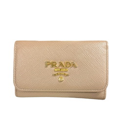 Prada Saffiano Key Case Leather 1PG004 Women's PRADA