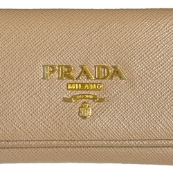 Prada Saffiano Key Case Leather 1PG004 Women's PRADA