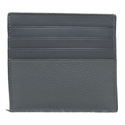 LOEWE Plain Card Holder Business Holder/Card Case Leather Women's Gray Anthracite C660W72X011110