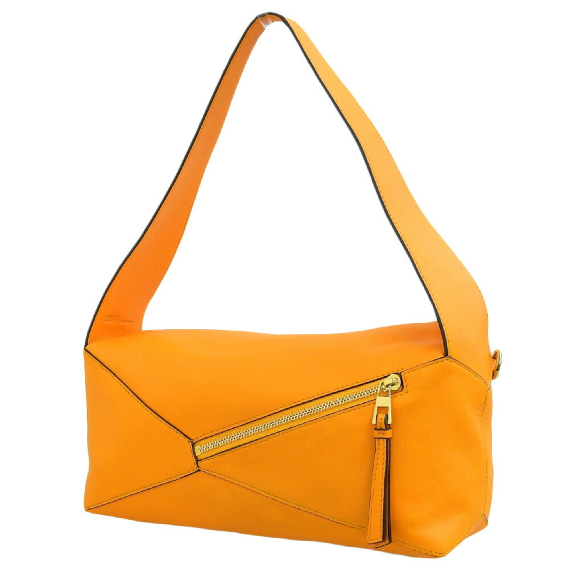 LOEWE Puzzle Hobo Bag Leather Orange