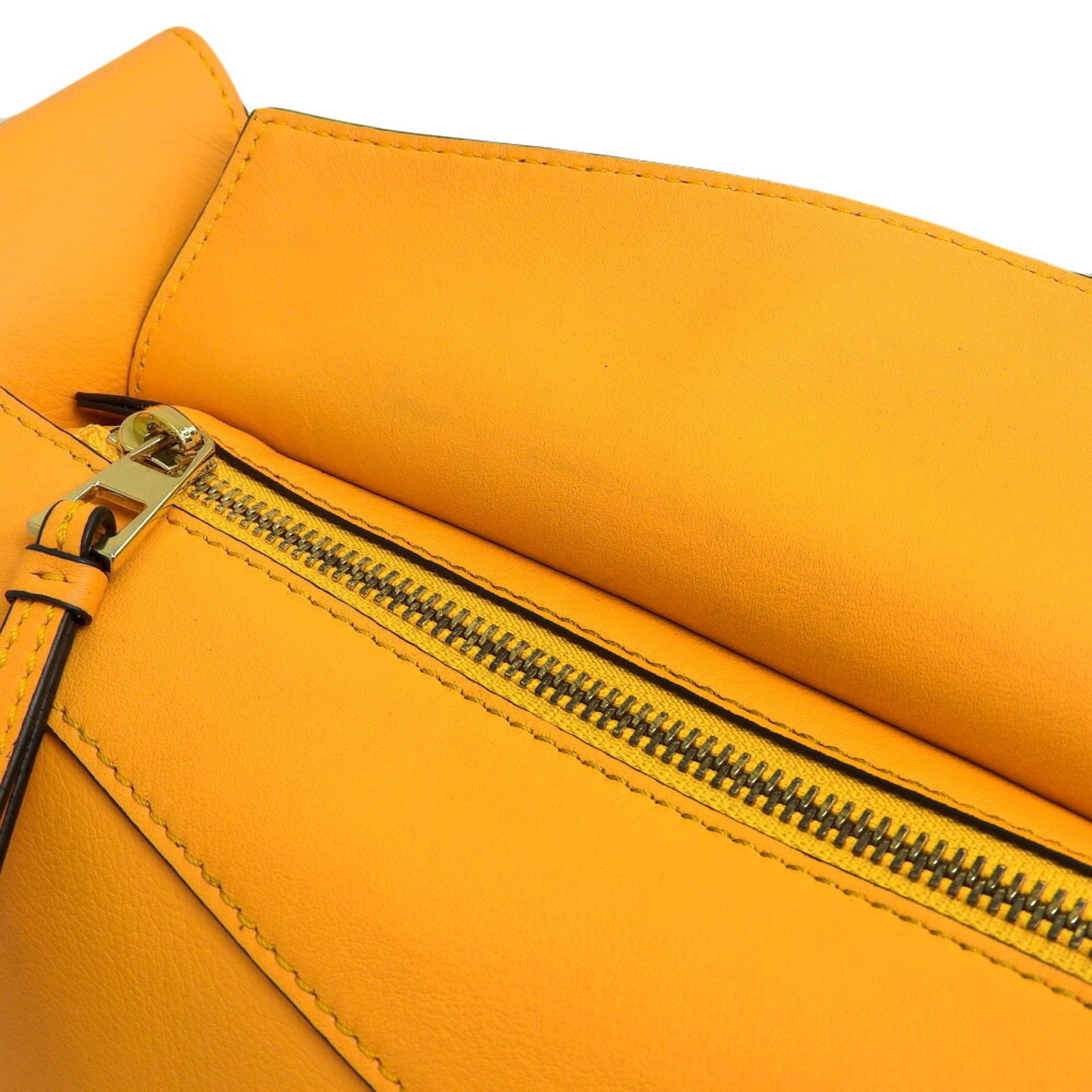 LOEWE Puzzle Hobo Bag Leather Orange