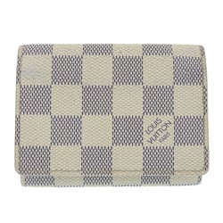 Louis Vuitton Damier Azur Envelope Carte de Visite N61746 Business Card Holder Case