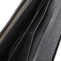 BALENCIAGA Classic Continental 253038 1000 527545 Long Wallet Leather Black