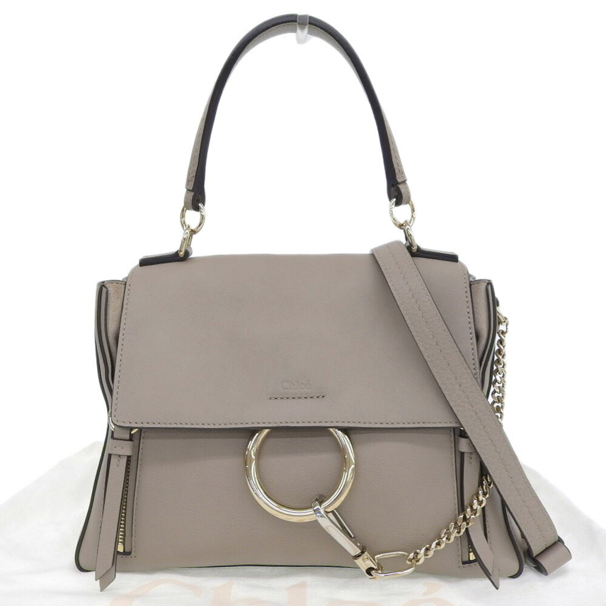 Chloé Chloe CHLOE Faye CHC17WS322HGJ23W Bag Leather Greige