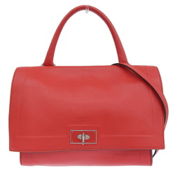 Givenchy GIVENCHY Shark Medium Bag Handbag Shoulder Red