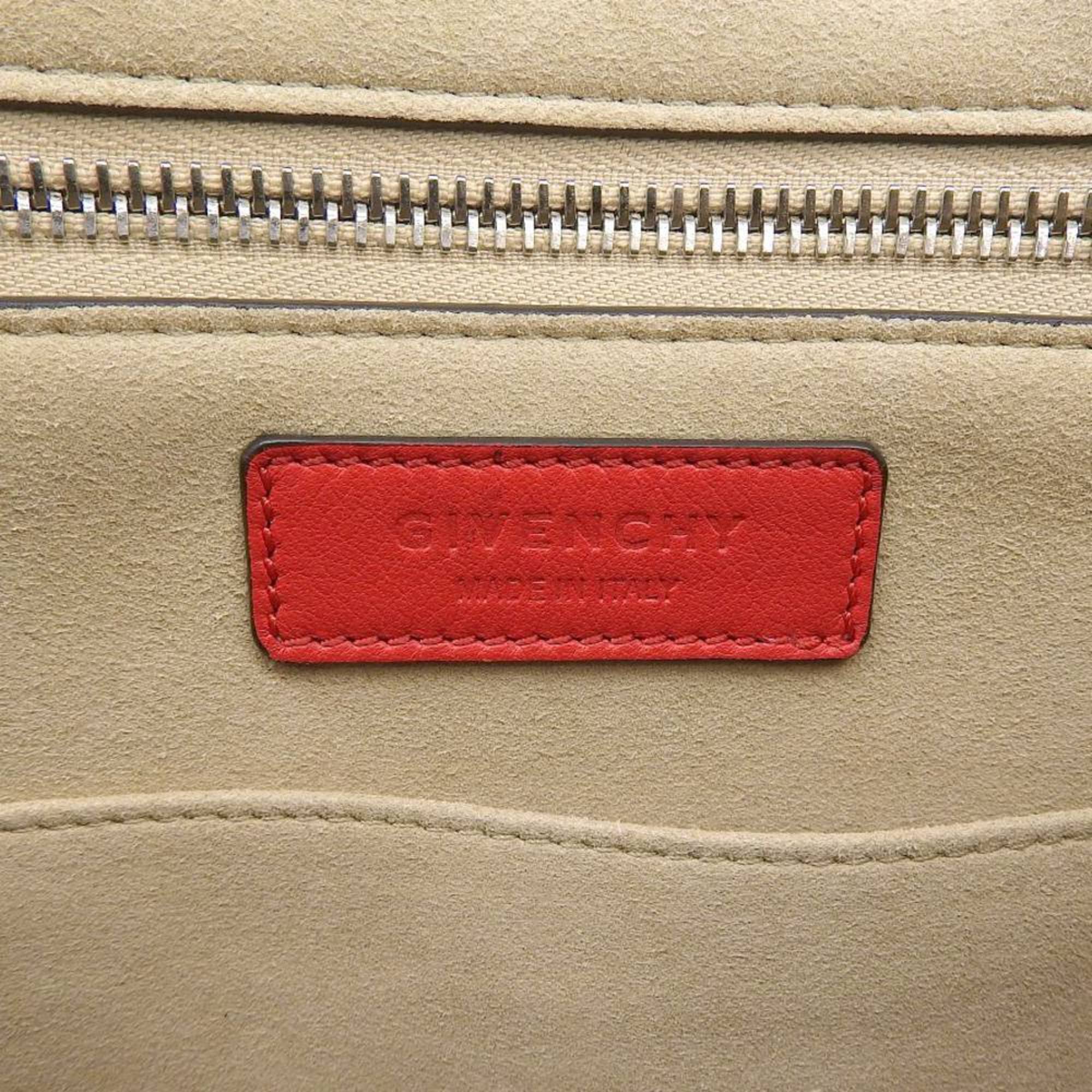 Givenchy GIVENCHY Shark Medium Bag Handbag Shoulder Red