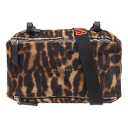 Givenchy GIVENCHY Shoulder Bag Brown Leopard Print