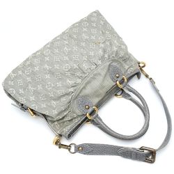 LOUIS VUITTON Louis Vuitton Neo Cabii MM M95837 2Way Bag Monogram Denim Green 351561