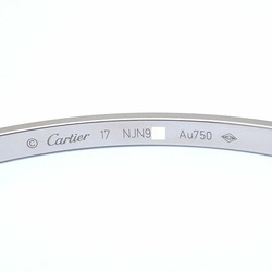 CARTIER Cartier Love Bracelet Small Bangle #17 B6047400 K18WG White Gold 292322